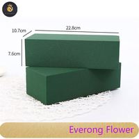 E07576 matériaux pour arrangement floral briques en mousse florale taille standard blocs de styromousse vert humide pour fleuriste