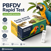 Cassette de diagnostic vétérinaire pour oiseaux, reptiles et animaux de compagnie – Sans MOQ, échantillon gratuit – Kit de test rapide pour animaux exotiques (CPS, PBFDV, NDV, Tricho, Crypto)