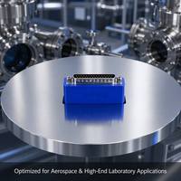 Connecteur hermétique D-sub DB25 femelle/mâle à densité normale pour connecteur sous vide de thérapie par protons