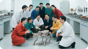 <span class=keywords><strong>Robot</strong></span> bionique à quatre pattes pour surmonter les obstacles et éduquer - Product Image 4