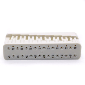 Mini blocco endodontico dentale dentista <span class=keywords><strong>Endo</strong></span> file righello autoclavabile dentaria strumento endodontico anello di misura righello - Product Image 5