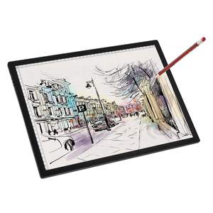 Tablette de dessin LED rechargeable avec batterie intégrée, portable, pour la création artistique en extérieur et le traçage manuel - Product Image 1
