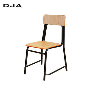 Chaise d'Élève de Classe Standard en Métal et Bois Style Classique Mobilier Scolaire Public - Product Image 1