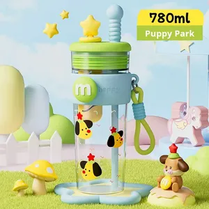 Botella de Agua ZB de 780 ml, Linda y con Dibujos Animados, Libre de BPA, a Prueba de Fugas, Apta para Lavavajillas, Ecológica, con Infusor de Té, para Niños, Regalo - Product Image 3