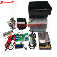 Kit DIY de distributeur de jetons JY-146 avec carte mère, trémie à pièces, accepteur de billets, changeur de jetons multi-monnaies, PCB SUNWAYT