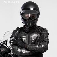 Veste de protection intégrale pour moto SULAITE avec protections amovibles pour la poitrine, le cou, les coudes et les genoux, équipement de moto tout-terrain