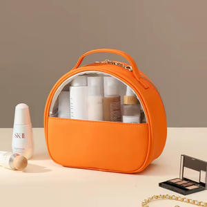 Bolsas de gran venta, nueva bolsa de cosméticos transparente, bolsa de almacenamiento para el cuidado de la piel, bolso de Pu de alta calidad - Product Image 5