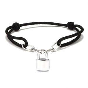 Bracelet de couple minimaliste réglable en paracorde, avec fermoir en acier inoxydable résistant au ternissement, pour femmes et hommes - Product Image 6