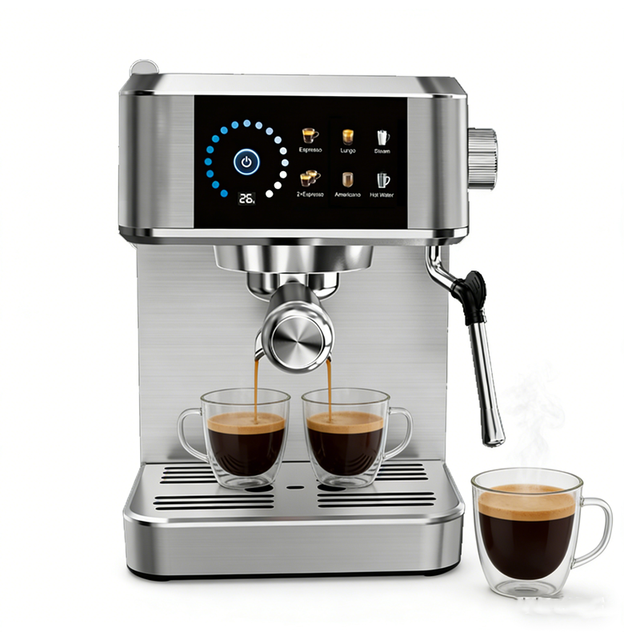 Espresso Machine with PID Temperature Control, Touch Screec Coffee Maker for Espresso Latte and Cappuccino