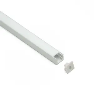 Perfil led de aluminio superfino, empotrado, 6mm, para tira SMD 3528.120 led/m de 5mm de ancho
