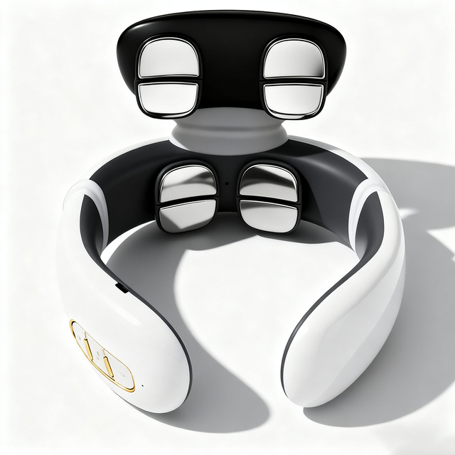 Intelligent Manual-Wired Heated Real Touch Neck & Shoulder Massager with Timing Control-2025 Top Selling Mini Massage Device