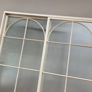 Puerta Corredera <span class=keywords><strong>de</strong></span> Vidrio <span class=keywords><strong>de</strong></span> <span class=keywords><strong>Dos</strong></span> Paneles <span class=keywords><strong>de</strong></span> Estilo Retro <span class=keywords><strong>de</strong></span> 8 mm con Marco <span class=keywords><strong>de</strong></span> Aluminio para Decoración <span class=keywords><strong>de</strong></span> Interiores y Divisiones - Product Image 5