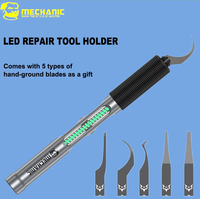 Mechanicus Suren One LED Reparatie aluminiumlegering mes met vibratiesensor ademhalingslicht voor telefoon PCB moederbord reparatiegereedschap