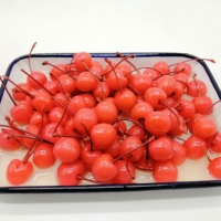 Groothandel Ingeblikt Fruit Maraschino Rood Zwart Kersen In Siroop Gerechten Taart Decoraties