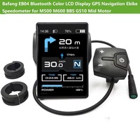 Afficheur de vélo électrique EB04 Bafang avec navigation, appels, alertes SMS, CAN UART pour kit de conversion Bafang Mid Drive