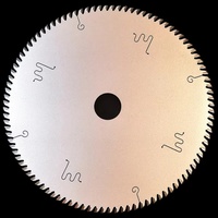 Lame de scie circulaire pour le travail du bois - Alliage dur revêtu de CrN, spéciale pour panneaux sans peinture, tranchante, durable, anti-écaillage, pour panneaux double couche