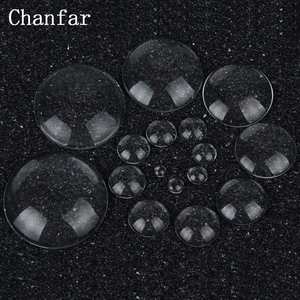 50mm 고품질 투명 투명 라운드 유리 카보 숑 - Product Image 2