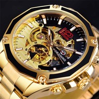Montres mécaniques automatiques de luxe de haute qualité pour hommes, montres-bracelets sportives à squelette ajouré, style business et mode