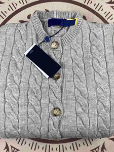 Cardigan Lavorato a Maglia <span class=keywords><strong>di</strong></span> Alta Qualità <span class=keywords><strong>Marca</strong></span> Ruff Ral con Logo Ricamato RL per <span class=keywords><strong>Donna</strong></span> - Product Image 6