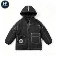 Vêtements d'occasion, manteaux d'hiver pour enfants de catégorie B, pour les plus âgés, tailles 120-160. Quantité minimale de commande : 1000 kilogrammes