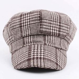 Nouvelle collection 2024 : Casquette Gavroche en Coton Sergé 100% pour Femme – Tendance Printemps-Automne - Product Image 3