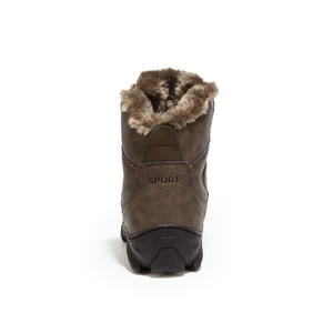 Botas de Nieve para Hombre, Botas de Trabajo y Seguridad, Botas Térmicas Acolchadas de Algodón, Botas de Senderismo, Botas Chukka de <span class=keywords><strong>Ante</strong></span> Sintético y Nubuck de Media Caña - Product Image 2