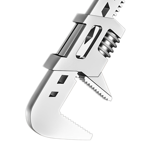 Llave Inglesa de Alta Resistencia, Grado Industrial, Ajustable, Herramienta de Plomería, para Tuercas, Pernos Hexagonales, Ángulo Recto, Abertura Grande, Tipo F - Product Image 5