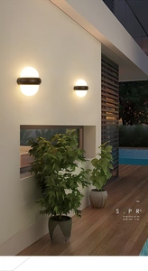 Applique murale <span class=keywords><strong>LED</strong></span> extérieure IP65 étanche noire 12W pour cour, couloir, porte d'entrée, balcon, <span class=keywords><strong>terrasse</strong></span>, hôtel - Product Image 4