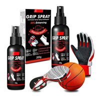Spray antidérapant avec taille personnalisée, à utiliser dans différents sports, badminton, handball, tennis, spray antidérapant absorbant la transpiration