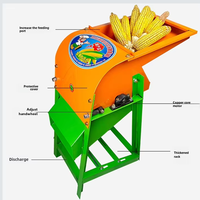 Nouvelle machine à broyer le maïs verticale à fonctionnement sécurisé, avec couvercle de protection en acier au carbone, 220V, capacité de 800-1000 kg/h