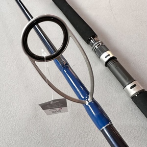 SeeHoo <span class=keywords><strong>Mad</strong></span> Mouse Popping <span class=keywords><strong>Rod</strong></span> New Japan Full Fuji Parts Cross Carbon Boat <span class=keywords><strong>ROD</strong></span> Kuroshio 2,5 m 88XH 35kgs Barra oceánica de carbono para barco - Product Image 2