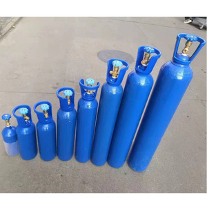 Cilindros de nitrógeno de 15L, 20L, 10L, 40L, cilindros de dióxido de carbono, cilindros de oxígeno, acero inoxidable (acero 37Mn) con carrito. - Product Image 2