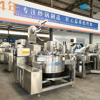 Marmite industrielle chauffante électrique basculante à fond grattoir pour poudre d'oignon, amidon de maïs, farine et noix