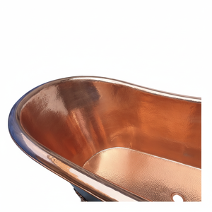 อ่างอาบน้ำแบบหนีบทำจากทองแดงงานฝีมือมาใหม่หรูหราเป่าลมใช้ในห้องน้ำแบบแฮนด์เมด - Product Image 1