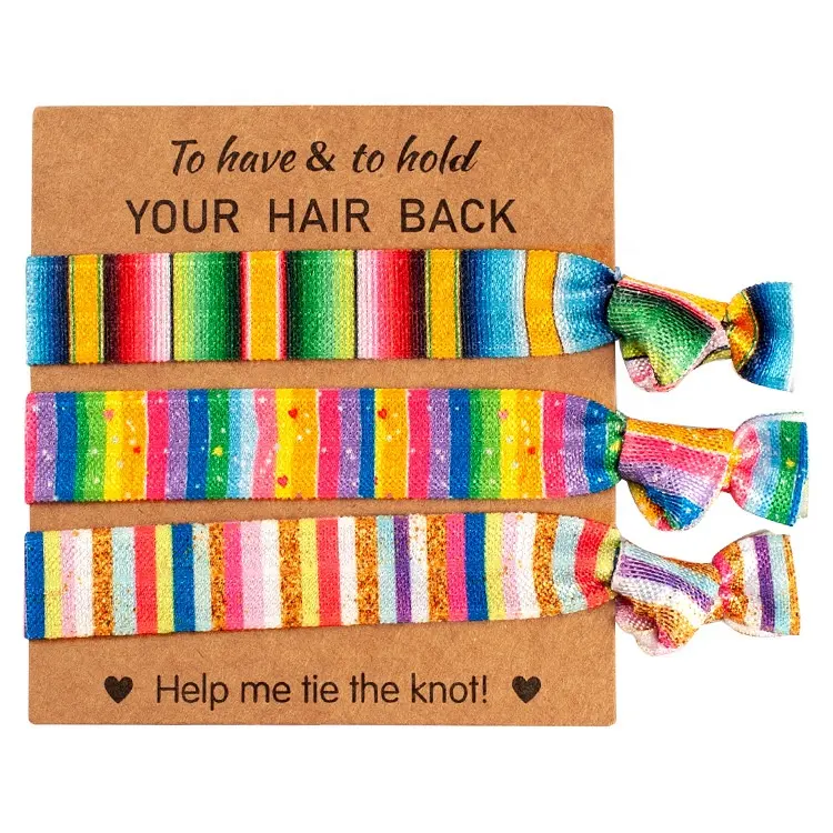 Final Fiesta Bachelorette Party Favors Mexican Hair Ties Cinco de Mayo Mexican Birthday Party Favors