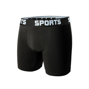 ODM boxeurs de Sport européens américains pour hommes mi-hauteur sous-vêtements antibactériens respirants Anti-scrotal humidité 2XL slips boxeurs - Product Image 3