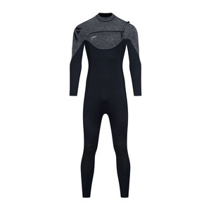 Traje de neopreno de primera calidad de 3/2Mm al por mayor, ropa de <span class=keywords><strong>Bodysurf</strong></span> con cremallera en el pecho para hombres y mujeres, traje de neopreno para surf a prueba de viento - Product Image 3