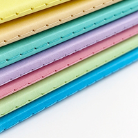 Carnet de notes A5 personnalisé à couverture souple 207x140mm, reliure cousue, papier ligné, logo couleur personnalisé pour fournitures scolaires et professionnelles