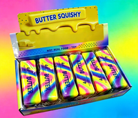En stock aux États-Unis : Jouets Squishy Kawaii ultra-moelleux, jouets à presser à rebond lent, simulation créative de beurre