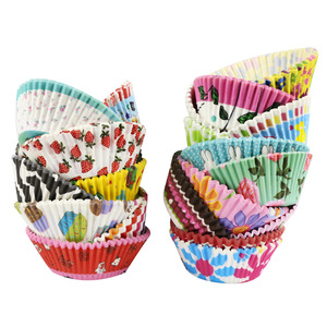 Muffin Cupcake Liners 100pcs Paper Silicone Oil Base Oven Safe Disposable Cake Tools - Product Image 2