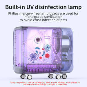 Séchoir pour animaux de compagnie intelligent de luxe moderne personnalisé de 180 L en plastique de qualité supérieure, écologique et conçu sur mesure pour chiens et chats - Product Image 6