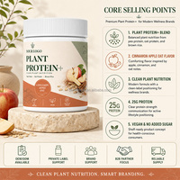 Poudre de Protéines Végétales Pois Avoine Riz Brun Cannelle Pomme Saveur Avoine Fournisseur d'Usine OEM ODM Marque Privée