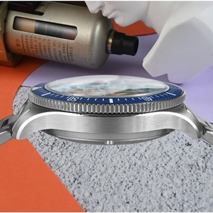 Saint Martin Peacock SL-4801Men's Mechanical <b>Chronograph</b> Watch Diving <b>Automatic</b>/Manual Winding High Frequency Hua Watch SN0118JS - Product Image 6