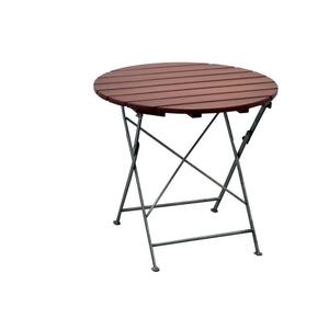 Tavolo da giardino in acciaio zincato 70x70 cm verniciato bianco - Product Image 1