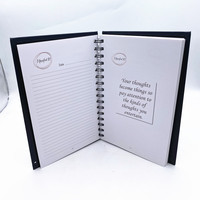 Journal hebdomadaire de reliure à couture spirale Agenda A5 à couverture rigide avec impression personnalisée