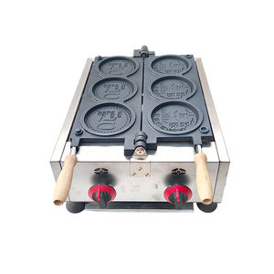 เครื่องทำขนมพายวาฟเฟิลใส่เหรียญทำจากสเตนเลสสตีลอุปกรณ์ทำขนมปังชีสสโคน - Product Image 1