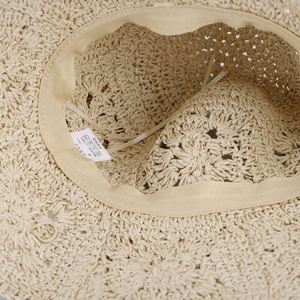 Bohemia Style Beach <b>Hats</b> Unisex Luxury Handmade Crochet Floppy Brim Straw Bucket <b>Hat</b> <b>for</b> Travel Casual Cycling - Product Image 6