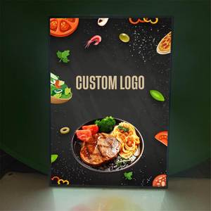 Custom Design Aluminum Alloy Slim Light <b>Box</b> Led Poster Led Light <b>Box</b> Open Led Poster Frame - Product Image 1