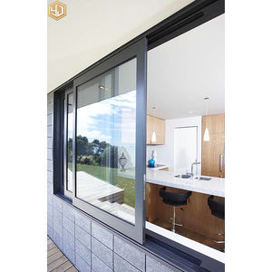 หน้าต่างบานเลื่อนกระจกอลูมิเนียมอัลลอยด์ขายดี พร้อมมุ้งกันยุง สำหรับ<span class=keywords><strong>บ้าน</strong></span>พักตากอากาศ ขายตรงจากโรงงาน - Product Image 3