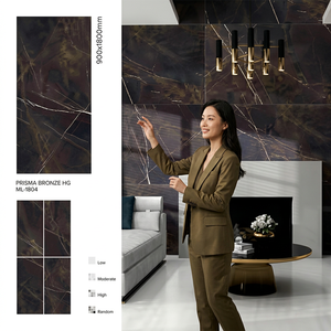 Artic View 900x1800 mm Majestic Glossy Ceramic Porcelain Slabs For Grand <b>Wall</b> And Floor Decor Tiles - Product Image 4